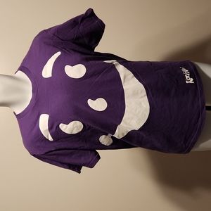 Kool-aid kid drink face art purple L tshirt